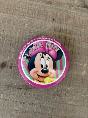 Minnie Mouse Pink Plaza Inn pin 3in X 3in